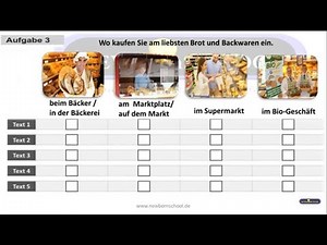 OSD Zertifikat A1 Hören Aufgabe 1, 2 und 3 Modelsatz 6 Neu 2022 Mit Lösung am Ende