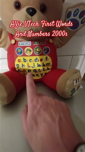 Alfie VTech Bear First Words And Numbers 2000s #vtec #alfie
