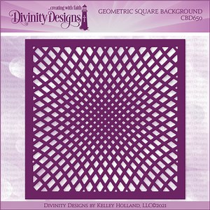 GEOMETRIC SQUARE BACKGROUND DIE