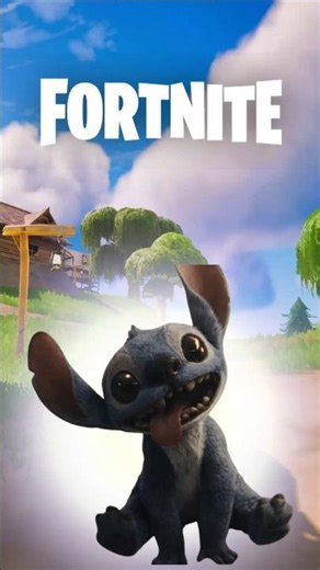 STITCH WCHODZI DO FORTNITE 😳 #disney #fortnite