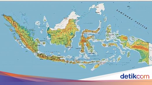 Luas Wilayah Indonesia Lengkap Daratan dan Lautan