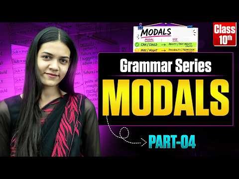 Modals Part-4 🔥 Used To, Ought To + Practice Questions 💯 | Class 10 English