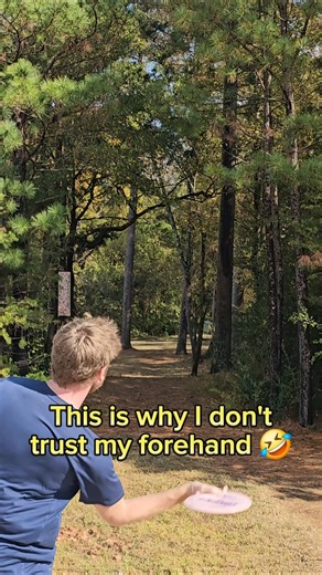 There's a reason my first throw was backhand! #discgolf #sports #fail