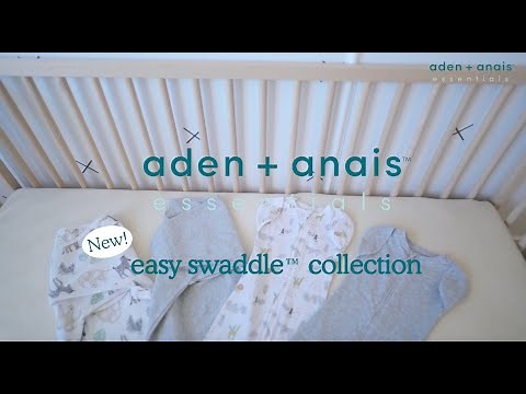 introducing the new aden + anais™ essentials wrap swaddle