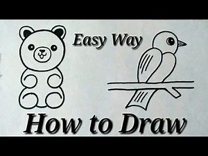 Simple and easy Drawing Ideas | Cute drawings | Easy tricks to Draw | Creative Ideas