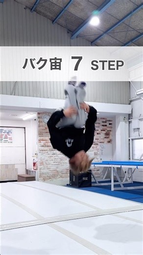 【これができたら学校のスター】バク宙 7STEP解説