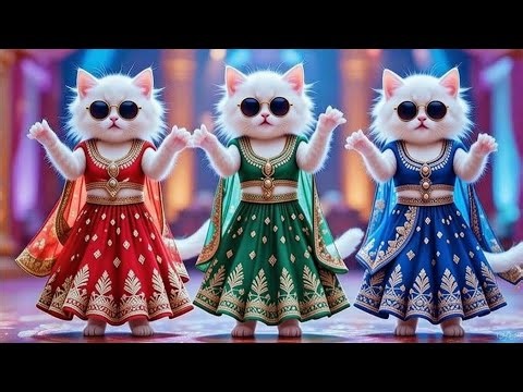 बिल्ली डांस | Cutest Cat videos funny dance🤣💃Videos for cats #funny #dancingcat #cat⁩ #cute 