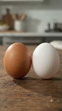🥚 Brown vs White Eggs: What’s the Real Difference? #eggrecipe #viral #trending #usa #science
