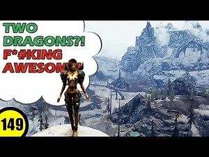 Extreme NSFW Ultra-Modded Skyrim Double-Dragon Duel! Wyrmstooth Mod Gameplay with Epic Mods! #gaming