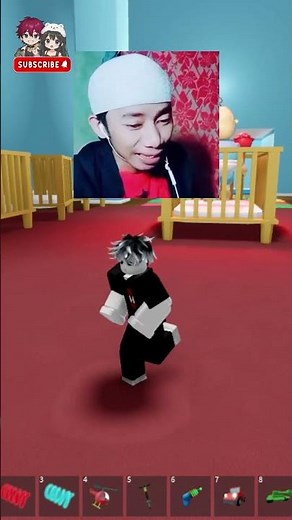 The baby is fierce @PapiFebriReal 🤣 #shorts #roblox