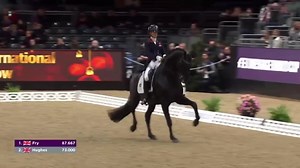 Glamourdale has more rhythm than most humans! 🤩 Another stellar test from current World Champions Lottie Fry and Glamourdale in the FEI Dressage World Cup short Grand Prix at the London International this afternoon! The pair topped the leaderboard, winning the class by over 5% on a whopping score of 84.03%! You can watch the whole test and more by signing up to H&C here 👉 https://horseandcountry.tv/live/276947633?utm_medium=social&utm_source=linktree&utm_campaign=livestream london internationa