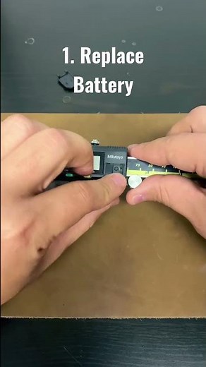 Digital Caliper Battery Replacement