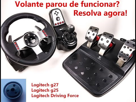 VOLANTE LOGITECH G27 RUIM? COMO RESOLVER? ONDE COMPRAR O ENCODER? SERVE PARA G25 E DRIVING FORCE GT!