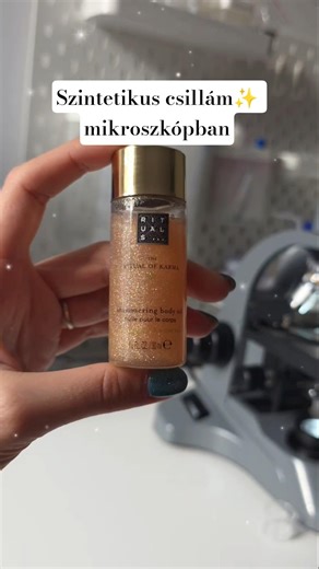 Szintetikus csillám mikroszkóp alatt #mikroszkóp #csillám #microscopy