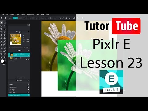 Pixlr E Tutorial - Lesson 23 - Dodge and Burn
