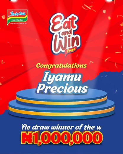 73 reactions | Meet Precious Iyamu, our ₦1,000,000 raffle draw...