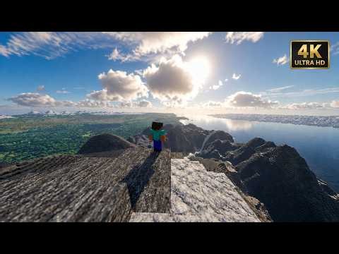 Ultra Realistic Minecraft on RTX 5070 | IterationT + Patrix 64x + Distant Horizons (4K)