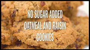 Oatmeal and Raisin Cookies with No Added Sugar->https://thesugarfreediva.com/no-sugar-added-oatmeal-raisin-cookies/ This chewy and soft recipe for No sugar added oatmeal and raisin cookies is so delicious! Recipe includes gluten free option. Read more at: https://thesugarfreediva.com/no-sugar-added-oatmeal-raisin-cookies/ | The Sugar Free Diva