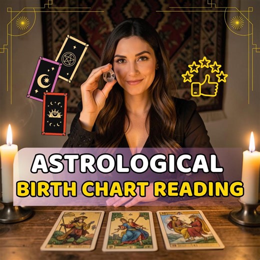 Astrological Birth Chart Reading With Psychic & Tarot Guidance - Same Day Delivery - Etsy UK