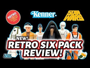 NEW RETRO Kenner Hasbro Star Wars 6 Pack!