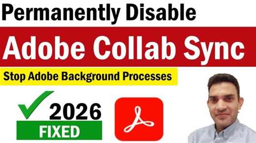 How to Permanently Disable Adobe Collab Sync | Turn OFF OR Disable Adobe Collaboration Synchronizer | IT HelpDesk Pro