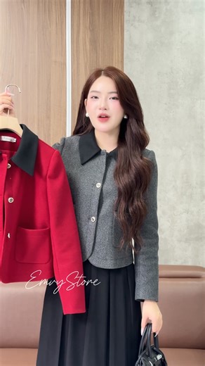 Áo dạ trẻ trung 😍😍😍 | Emvy Fashion