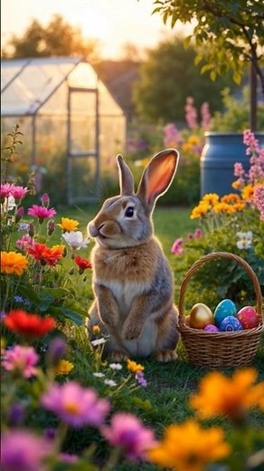 Der Osterhase erhöht den Schwierigkeitsgrad 🐇🐣🪷 #Ostern #Ostereier #frühling