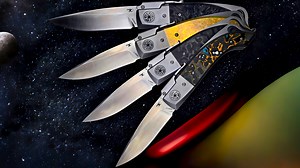 阳江刀厂“重构”西班牙国刀，Bastards Knives品牌3V刃材Salamander棘轮背锁折刀