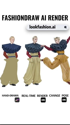 Draw full fashion looks in minutes