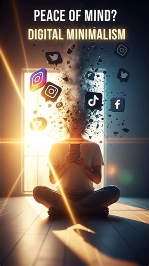 The Secret to Peace of Mind: Digital Minimalism #DigitalMinimalism #PeaceOfMind #Shorts