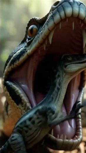 Python is eating dinosaurs chikd