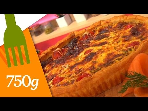 Recette Quiche au saumon fumé - 750g
