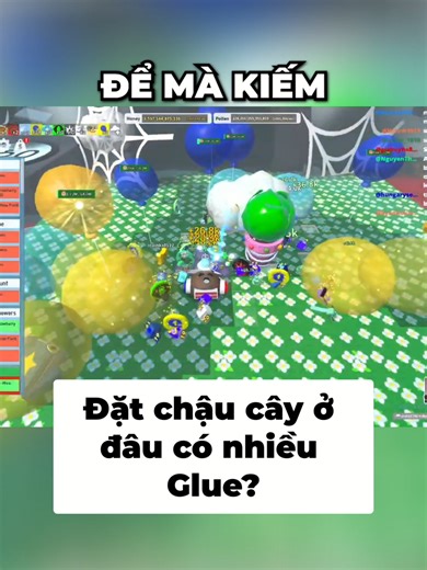 Cách đặt chậu cây để có nhiều GLUE và GUMDROP trong Roblox