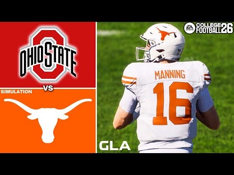 Texas vs. Ohio State Simulation | CFB 26 PS5 Gameplay