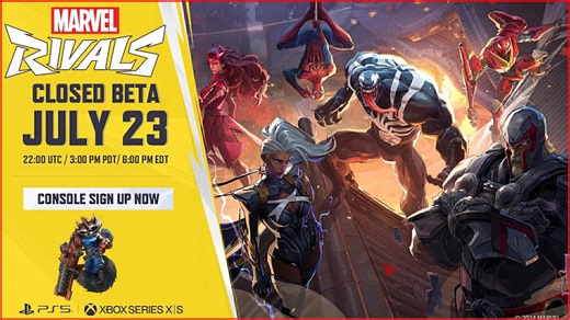 Marvel Rivals console beta sign up available now!