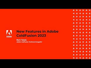 ColdFusion 2023 Modern CFML Development Ecosystem (Aug 2023) - Mark Takata