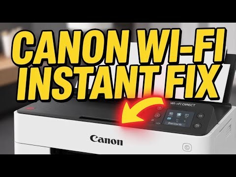 How to connect Canon printer to Wi-Fi Direct - Instant Fix