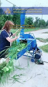 High Productivity Farm Grass Chopper for Cattle Cow Feed Straw Silage Chicken Chaff Cutter Machine