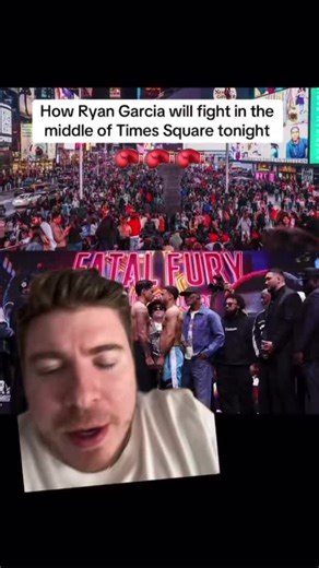 A once in a lifetime boxing event is happening in Times Square tonight all thanks to Fatal Fury and @ringmagazine 🗽 @Jack Mac and @Large Barstool got a first hand look at the setup 🥊 Get Fatal Fury City of the Wolves out now and Check Out Ring Magazine Now!