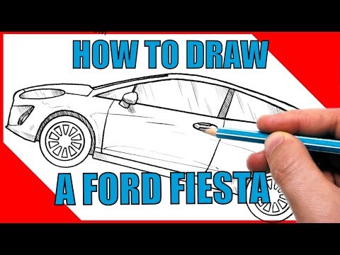 How to Draw a Ford Fiesta