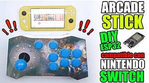 hacer CONTROL DE ARCADE PARA SWITCH CON ESP32 diy