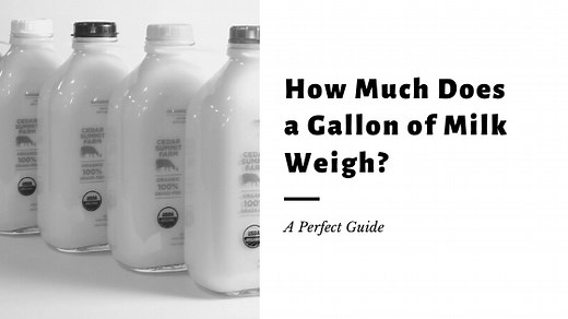 How Much Does a Gallon of Milk Weigh? - WeighMag