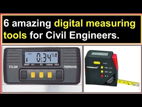 6 amazing digital measuring tools for Civil Engineers./Digital tools used in civil construction.