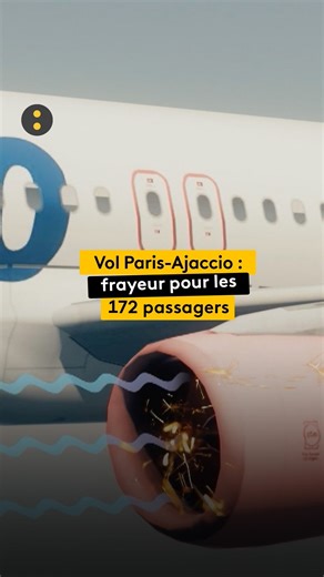 Un vol Air France reliant Paris à Ajaccio a été dérouté en urgence vers Lyon samedi 20 décembre, après un incident sur l’un des moteurs de l’Airbus. Aucun des passagers ou des membres de l’équipage n’a été blessé. | Franceinfo