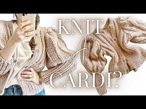 Knit a Trendy Cardigan in 3 Days!