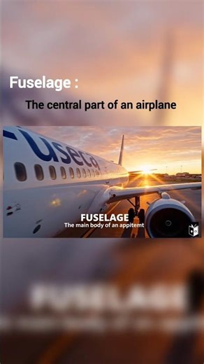 Fuselage Meaning Explained | Aircraft Body in Simple Words ✈️