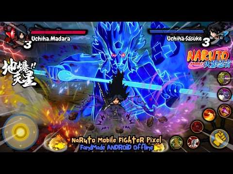 NEWEST NARUTO MOBILE FIGHTER PIXEL ANDROID OFFLINE HD VERSION - PREMIUM CHARACTER UPDATES 2026