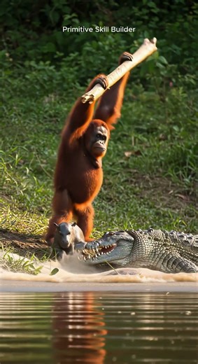 This Brave Orangutan is a TRUE HERO! ❤️