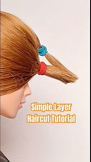 Easy Step by Step Layer Haircut #hairtutorial #hairstyle #haircut