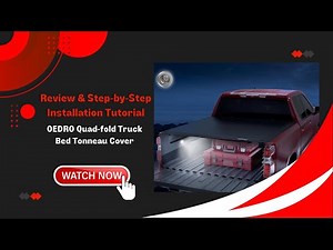 Unveiling Excellence: Watch the review & install video for OEDRO Quad-fold Truck Bed Tonneau Cover!